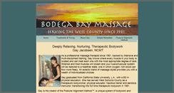 Desktop Screenshot of bodegabaymassage.com